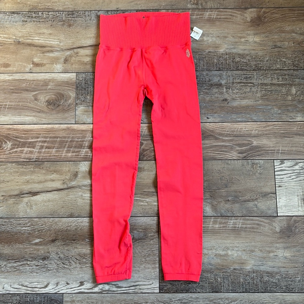 NWT FP Movement Good Karma Leggings M/L Red